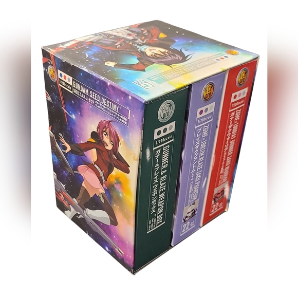 NWOT - Gundam SEED Destiny HCM Pro 1/200 Scale 3-Box Collectible Z.A.K.U. Set - Picture 2 of 15